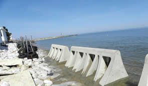 coastal erosion