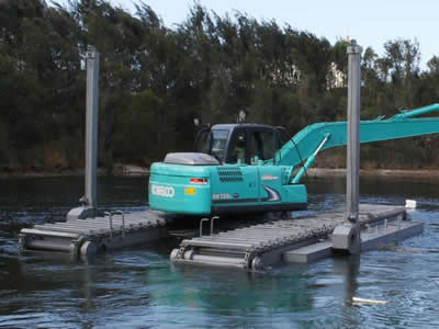 marsh buggy pontoons